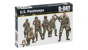 Model Kit figurky 0309 - U.S. PARATROOPS (1:35) – Italeri