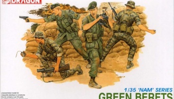 Model Kit figurky 3309 - GREEN BERETS (1:35) - Dragon