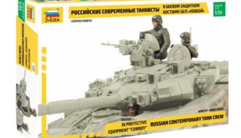 Model Kit figurky 3684 - Russian Tank Crew - Combat version (1:35) - Zvezda