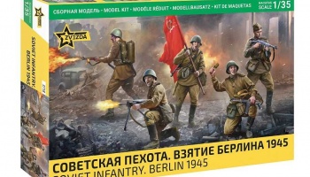 Model Kit figurky 3718 - Soviet Infantry Berlin 1945 (1:35) - Zvezda