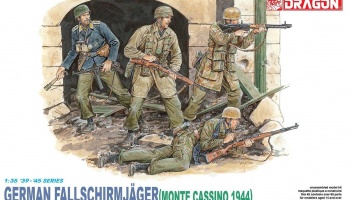 Model Kit figurky 6005 - FALLSCHIRMJAGER MONTE CASSINO 1944 (1:35) - Dragon