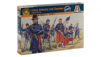 Model Kit figurky 6012 - UNION INFANTRY / ZUAVES (AMERICAN CIVIL WAR) (1:72)