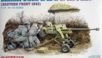 GER.2.8cm SPZB41 AT GUN w/CREW (1:35) Model Kit figurky 6056 - Dragon