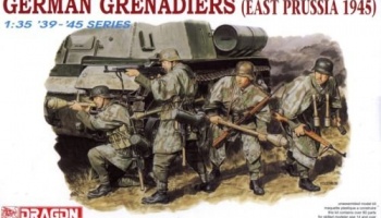 Model Kit figurky 6057 - GERMAN GRENADIERS (EAST PRUSSIA 1945) (1:35) - Dragon