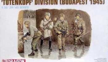 Model Kit figurky 6095 - "TOTENKOPF" DIVISION (BUDAPEST 1945) (1:35) - Dragon