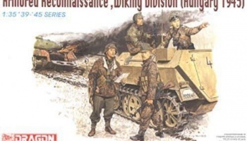 Model Kit figurky 6131 - ARMORED RECONNAISSANCE, WIKING DIVISION (HUNGARY 1945) (1:35) - Dragon