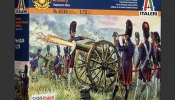 Model Kit figurky 6135 - FRENCH IMPERIAL GUARD ARTILLERY (NAP. WARS) (1:72) - Italeri