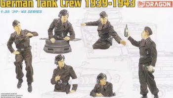 Model Kit figurky 6375 - GERMAN TANK CREW 1939-1943 (1:35) - Dragon