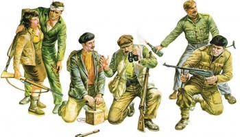 Model Kit figurky 6556 - Partisans (1:35) - Italeri