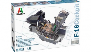 F-16 Cockpit (1:12) Model Kit kokpit 2990 - Italeri