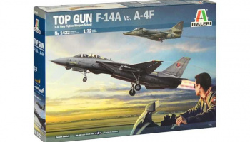 Model Kit letadla 1422 - TOP GUN F-14A vs A-4F (1:72)