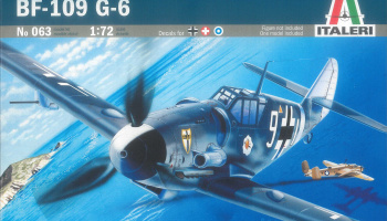 Model Kit letadlo 0063 - BF-109 G-6 (1:72) - Italeri