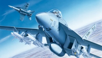 Model Kit letadlo 0083 - F/A-18E SUPER HORNET (1:72) - Italeri