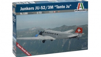 Model Kit letadlo 0150 - JUNKERS JU-52 3/m "TANTE JU" (1:72) - Italeri