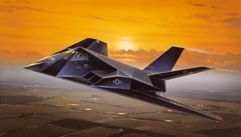 Model Kit letadlo 0189 - F-117A NIGHTHAWK (1:72) - Italeri