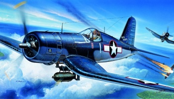 Model Kit letadlo 12457 - F4U-1 (1:72) - Academy