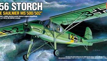 Model Kit letadlo 12459 - FIESELER FI-156 STORCH (1:72) Academy