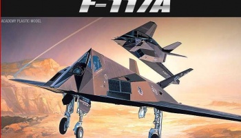 Model Kit letadlo 12475 - F-117A STEALTH FIGHTER/BOMBER (1:72)