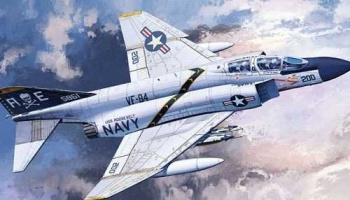 Model Kit letadlo 12529 - USN F-4J "VF-84 Jolly Rogers" (1:72)