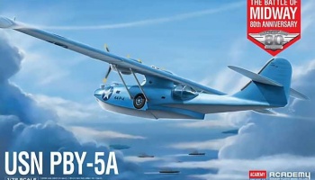 Model Kit letadlo 12573 - USN PBY-5A "Battle of Midway" (1:72)