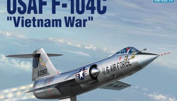 Model Kit letadlo 12576 - USAF F-104C "Vietnam War" (1:72) - Academy