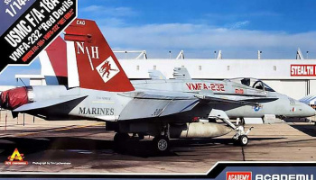 Model Kit letadlo 12627 - USMC F/A-18A+ VMFA-232 "Red Devils" (1:144)