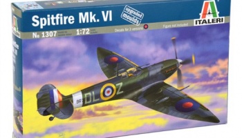 Model Kit letadlo 1307 - SPITFIRE Mk.VI (1:72) - Italeri