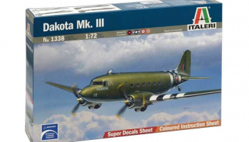 Model Kit letadlo 1338 - DAKOTA Mk.III (1:72)- Italeri