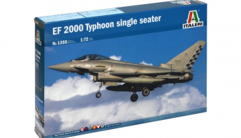 Model Kit letadlo 1355 - EF-2000 TYPHOON Single Seater (1:72) - Italeri