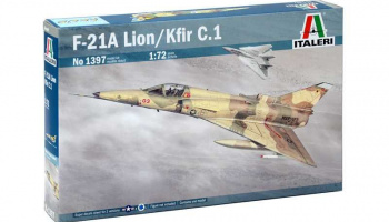 Model Kit letadlo 1397 - F-21A LION/KFIR C.1 (1:72)