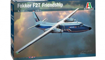 Fokker F27  Friendship (1:72) Model Kit letadlo 1430 - Italeri
