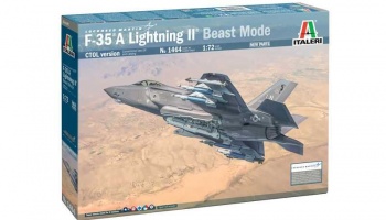 Model Kit letadlo 1464 - F-35A Lightning II (Beast Mode) (1:72) - Italeri