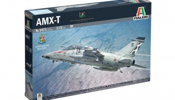 Model Kit letadlo - AMX-T Twin Seater (1:72) - Italeri