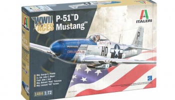 Model Kit letadlo 1484 - P-51D Mustang Aces (1:72)