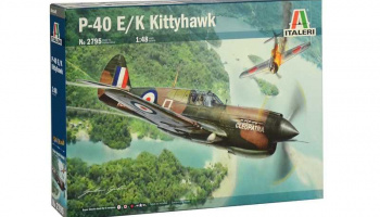 P-40E/K Kittyhawk (1:48) Italeri Model Kit 2795 - Italeri
