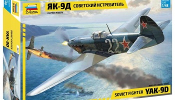 YAK-9 Soviet fighter (1:48) Model Kit letadlo 4815 - Zvezda