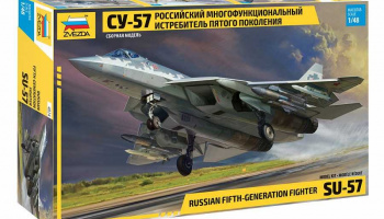 Model Kit letadlo 4824 - Suchoi SU-57 (1:48) - Zvezda