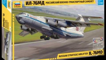 Russian strategic airlifter IL-76MD (1:144) - Zvezda