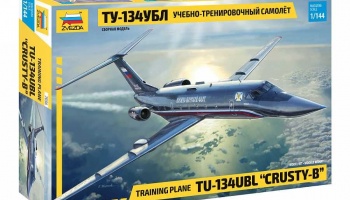 Training plane TU-134UBL "CRUSTY-B" (1:144) Model Kit 7036 - Zvezda