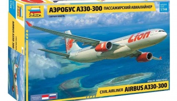 Model Kit letadlo 7044 - Airbus A330-300 (1:144) - Zvezda