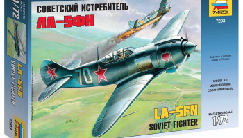 Model Kit letadlo 7203 - Lavotchkin LA-5 FN Soviet Fighter (1:72)