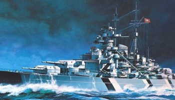 Model Kit loď 14218 - BATTLESHIP BISMARCK (STATIC) (1:800)