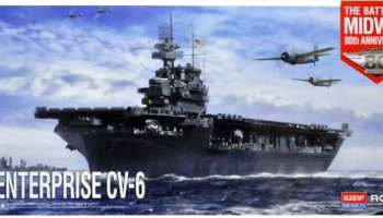 USS Enterprise CV-6 "Batte of Midway" (1:700)- Academy