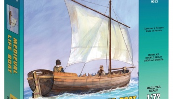 Model Kit loď 9033 - Medieval Life Boat (1:72)