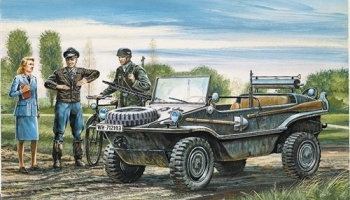 Model Kit military 0313 - Kfz. 69 SCHWIMMWAGEN (1:35) - Italeri