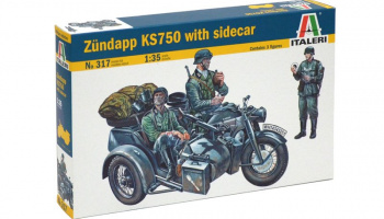 Model Kit military 0317 - ZÜNDAPP KS750 (1:35) - Italeri