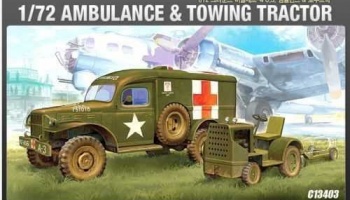 Model Kit military 13403 - US AMBULANCE & TRACTOR (1:72)