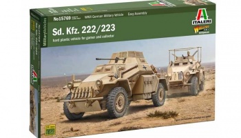 Model Kit military - Sd. Kfz. 222-223 (1:56) - Italeri