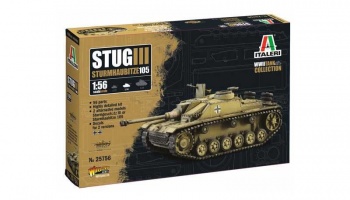 Model Kit military 25756 - Sd. Kfz. 142/1 Sturmgeschütz III (1:56) - Italeri