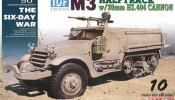 Model Kit military 3598 - IDF M3 Halftrack w/20mm HS.404 cannon (1:35)